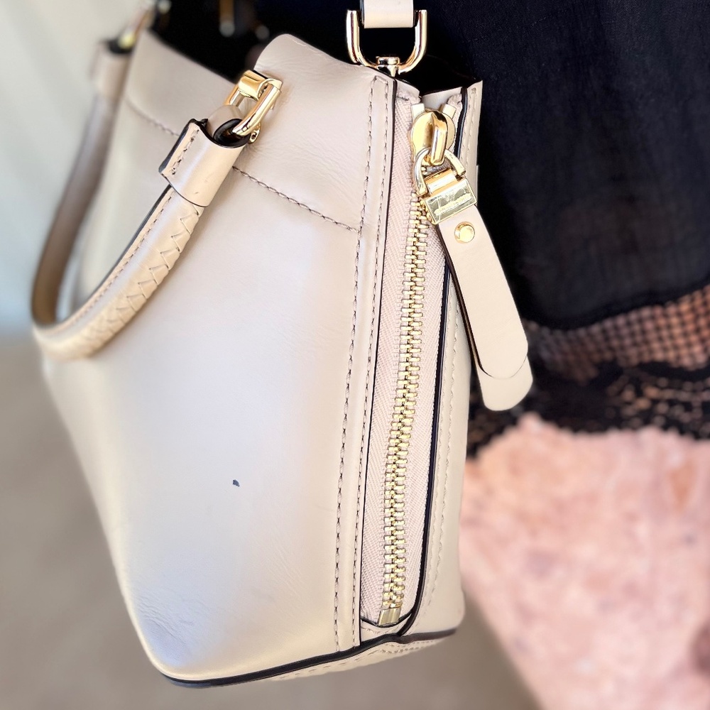 Mercer Mauve Satchel Crossbody Handbag - Picture 5 of 12